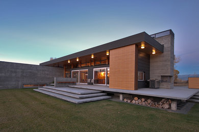Inspiration for a modern exterior home remodel in Other