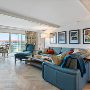 French Country Beachside Condominium Renovation | Boca Raton