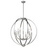 Colson 9-Light Chandelier, Pewter