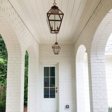Porch Lighting, Lantern & Scroll