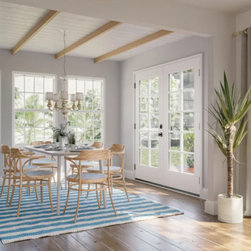Masonite DuraStyle 10 Lite exterior wood door - Front Doors