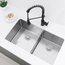 32"L x 18"W Stainless Steel Double Basin Low Divider Undermount Kitchen Sink