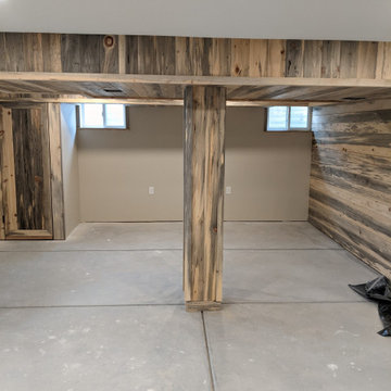 The Beetle kill pine Basement