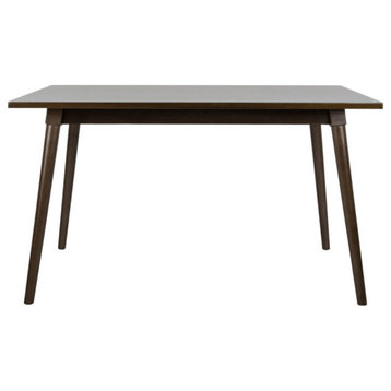 Marva Rectangle Dining Table, Ash Brown