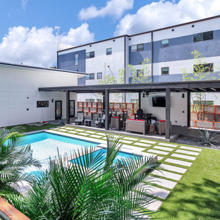 Downtown Tampa, Contemporary Industrial Style Family Home