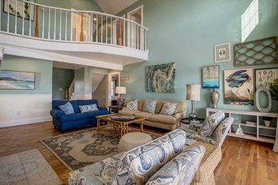Inspiration for a coastal home design remodel in Other