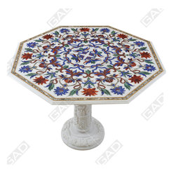 MARBLE INLAY TABLE TOPS DESIGNS - Products