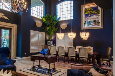 Inspiration for a timeless living room remodel in Tampa