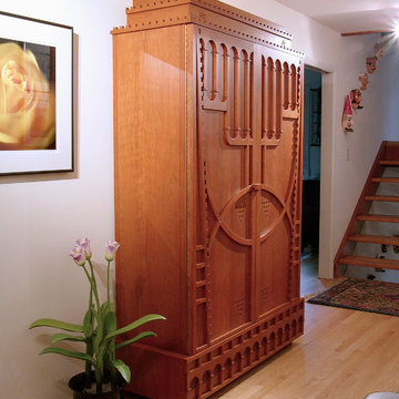 Custom Cherry Armoire - Wardrobe