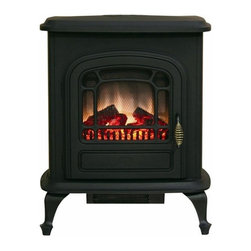 Stowe Electric Fireplace Stove - Indoor Fireplaces