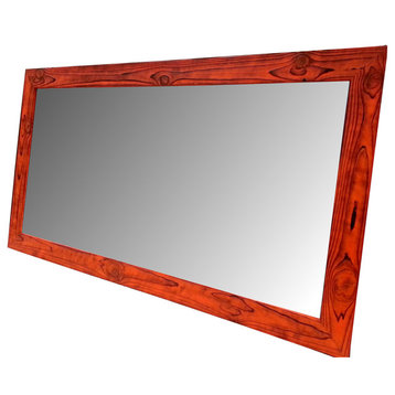 Mirror Muller, Designs Reclaimed Wood Orange Mirror