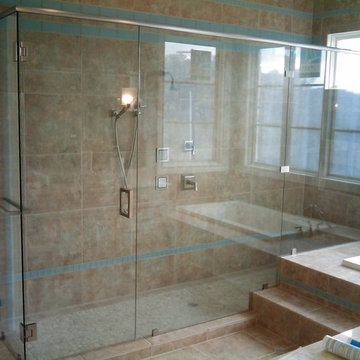 Custom Frameless Shower Enclosure