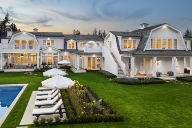 Example of an exterior home design in Vancouver
