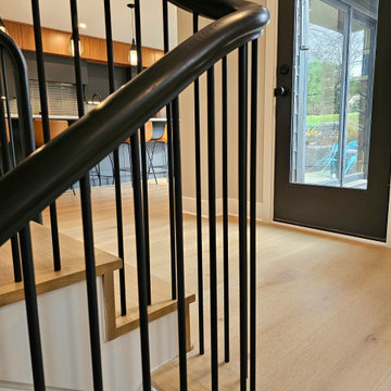 Project #115 | Staircase with Continuous Rail System Without Newels
