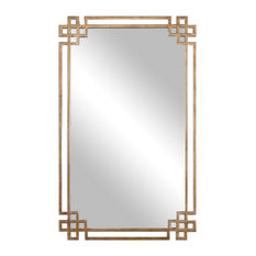 Devoll Antique Gold Mirror By Designer Grace Feyock