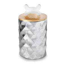 modern dog treat jar
