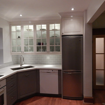 IKEA Kitchen - Bodbyn Gray and Bodbyn White