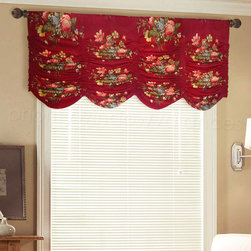 Priority Home & Design - Custom Austrian Valance - Select From 500+ Fabrics - Valances