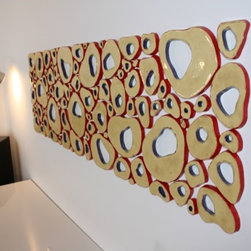 Hoops large tile arrays - Paintings