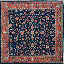 Persian Sarouk rug 5'1 X 4'8 - Area Rugs