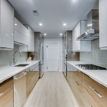 Contemporary Bronze Kitchen Design Washington, DC