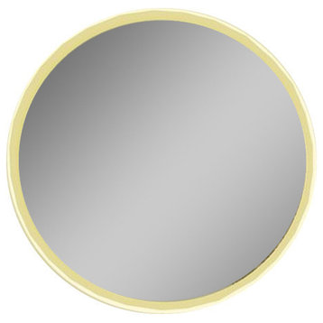 IB MIRROR Dimmable Backlit Bathroom Mirror Round 32"x32" 3000 K