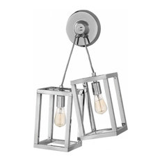 Ensemble Polished Nickel Two Light Sconce