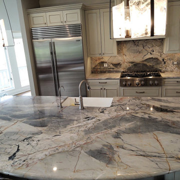 Kitchen Countertops You'll Love - BLUE IJEN Quartzite!