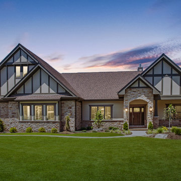 Custom Built Tudor Ranch Home | Salt Lake City Custom Home Builder