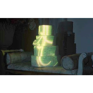 3D projection for wedding on dress and cake (video)