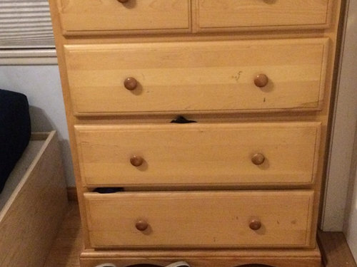 brown baby dresser