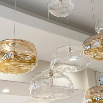 Dining Room Multi Color Cloud Pendant Lights