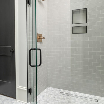 Guest Bath Zero Entry Shower