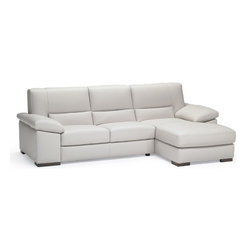 Natuzzi Editions Leather Sectional Sofa B839 - Sectional Sofas