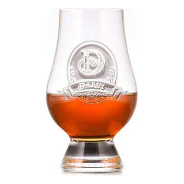 Custom Engraved Barware Glasses, Personalized Home Bar Glassware