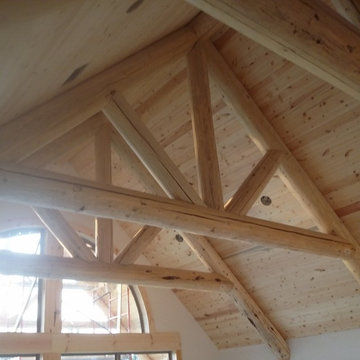 Log Trusses / Railings / Stairs