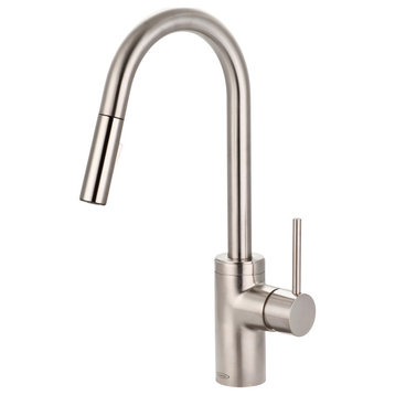 Motegi Single Handle Pull-Down Kitchen Faucet, Pvd Brushed Nickel