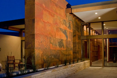 This is an example of a modern entryway in Other.