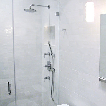 Various - West Chelsea Residence - Master Bath Stained Glass Walls