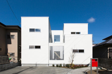Design ideas for a modern home design in Osaka.
