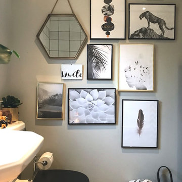 Upcycled Bathroom on a Budget