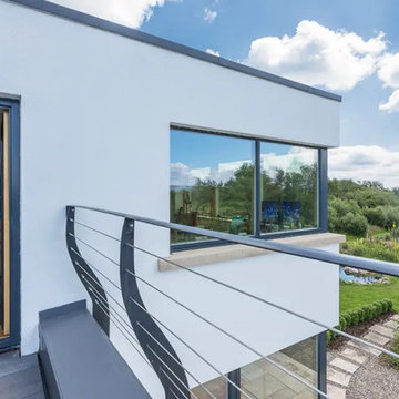 Mountshannon Eco House, Upstairs Terrace with Seaviews