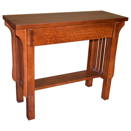 Mission Solid Quarter Sawn White Oak Console Table