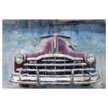 Lisa Sofia Robinson "Pontiac #1" (Vintage Car) Painting Art Print, 30"x45"