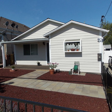 Before - Front Exterior (San Jose 2 story 1700sf Addition)