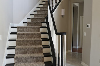 Staircase - transitional staircase idea in Denver