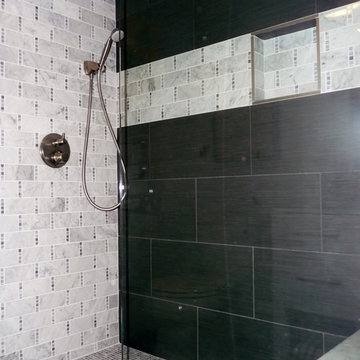 Contemporary Gray Bathroom