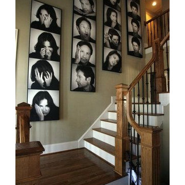 staircase wall decorating ideas