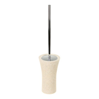 La Jolla Rattan Toilet Brush with Stand