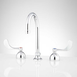 8" WIDESPREAD FAUCET - SWING SPOUT - CHROME - Kitchen Faucets